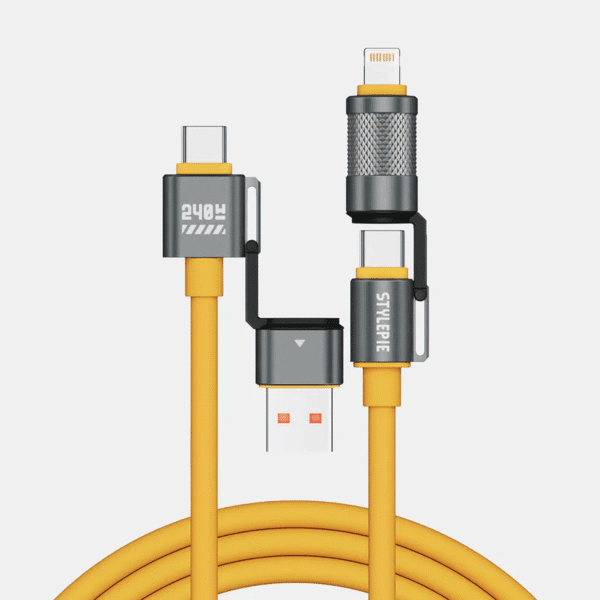 240W 4-in-1 Fast Charge Cable (1.5m/5ft) - Image 3