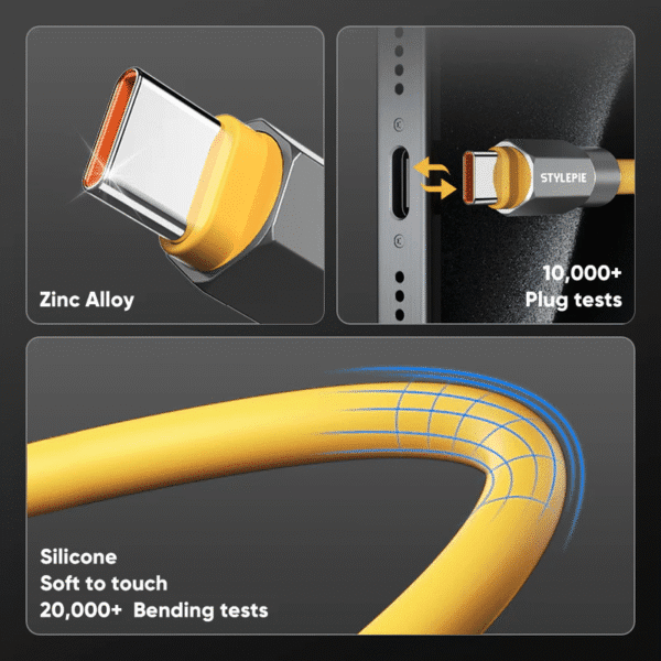 240W USB-C Fast Charging Cable(1.5m/5ft) - Image 5