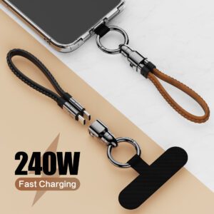 PD 240W Cord Data Cable Keychains