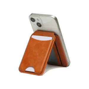Rotating magnetic card holder