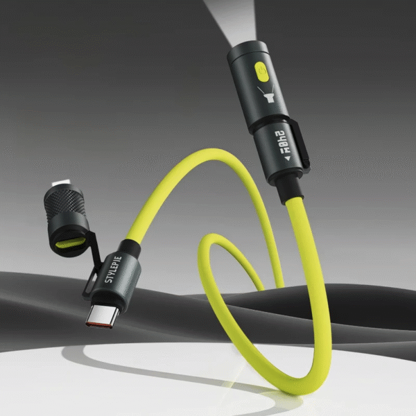 ELF CABLE Silicone 3 in 1 240W Fast Charging - Image 3