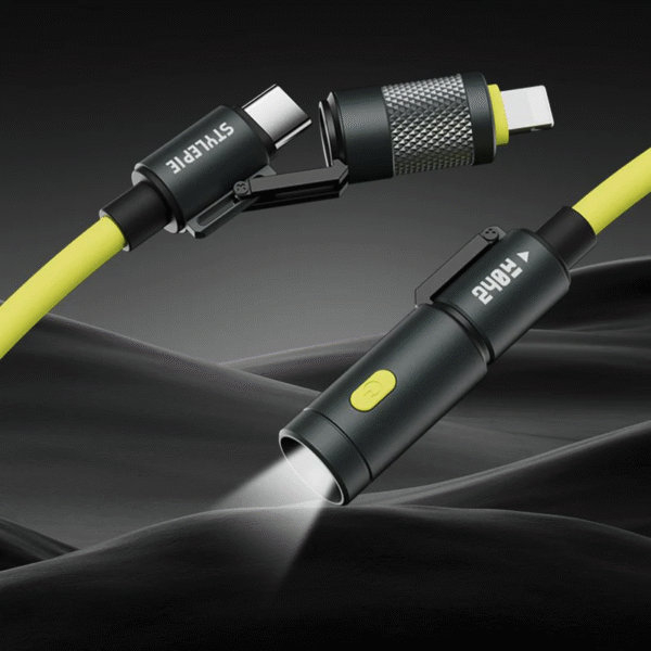 ELF CABLE Silicone 3 in 1 240W Fast Charging - Image 2