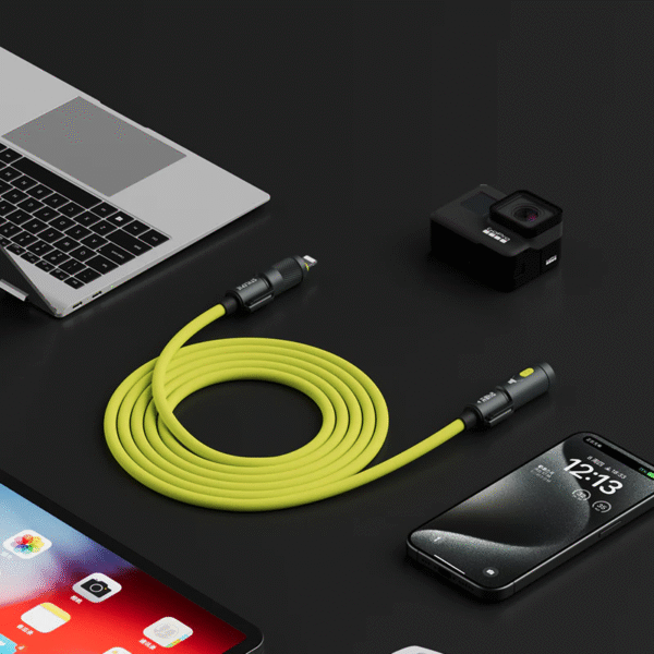 ELF CABLE Silicone 3 in 1 240W Fast Charging - Image 5