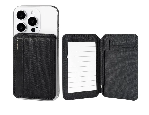 Magnetic holder for recording mobile phone