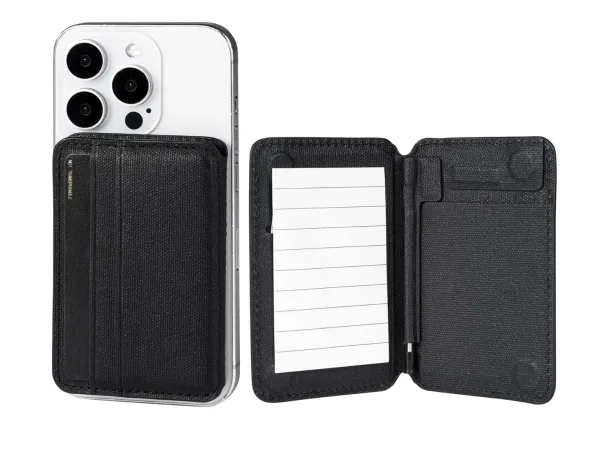 Magnetic holder for recording mobile phone